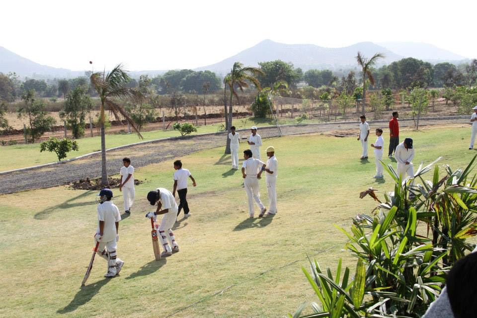 Cricket Match Practicing