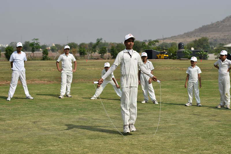 SS Cricket Player practice