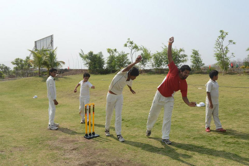 SS Cricket Player practice